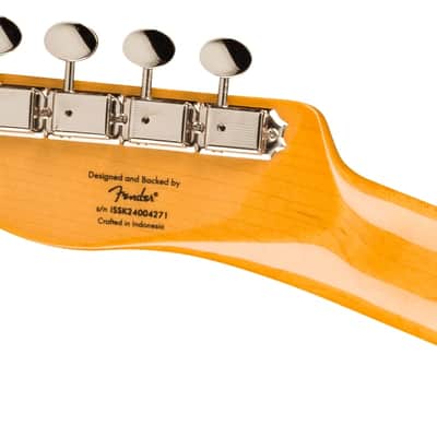 Squier MMM Exclusive FSR Classic Vibe 60s Custom Telecaster SH Wide Range, Gold Anodized Pickguard, Black image 5