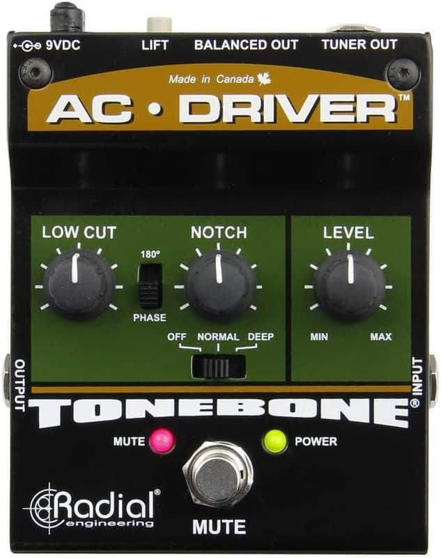 Radial Engineering AC DRIVER Compact Acoustic Instrument Preamp image 1