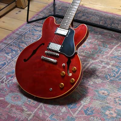 1995 Orville by Gibson ES-335 Cherry – w/HSC & Paperwork, Fujigen, Japan, MIJ, Rare image 8