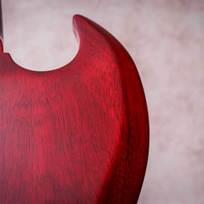 GIBSON USA Custom Shop Special Order M2M SG Custom "Cranberry + Ebony" (2024) image 19