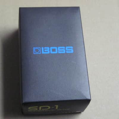 lightly handled - generally mostly very clean Boss EMPTY BOX for SD-1 SUPER OverDrive (NO pedal / NO paperwork) specifically from 2020 - but can be home for other year SD1 pedal) outside of box is black with yellow, light blue, & white graphic image 5