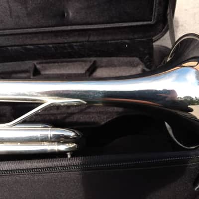 LYNNZHORN PRO .465 BORE LYNN NICHOLSON Bb trumpet - approx. 2019 - Silverplated image 6