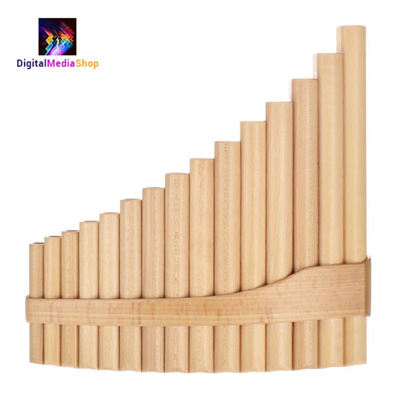 HORA Alto Pan Flute - 15 Pipes - Maple Wood - Handmade in Romania image 1
