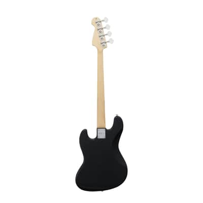 CNZ Audio JB Vintage 1975 Electric Bass Guitar - Maple Fingerboard & Neck, Black image 2
