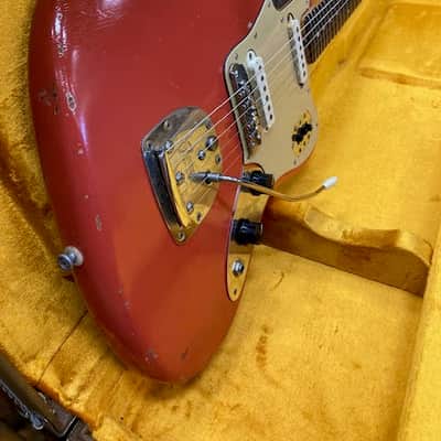 Fender Jaguar 1962 - Fiesta red refin image 4