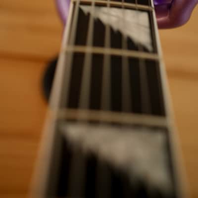 ESP Alexi Laiho Signature Ripped 2021 - Present - Purple Fade Satin with Pinstripes image 3