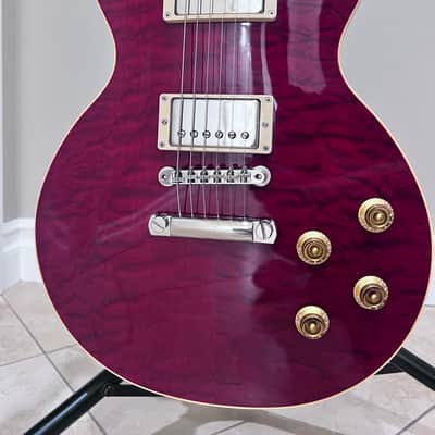 Gibson Les Paul 2002 - Cranberry Red Quilt Top image 8