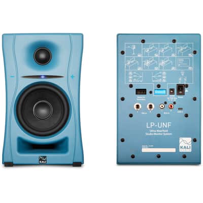KALI AUDIO LP-UNF-B 4” Ultra Nearfield Powered Monitor System w/Bluetooth - Boundary Compensation EQ Settings - for Mixing, Recording, Audio Production - USB-C, TRS, RCA Inputs Blue (Pair) image 3