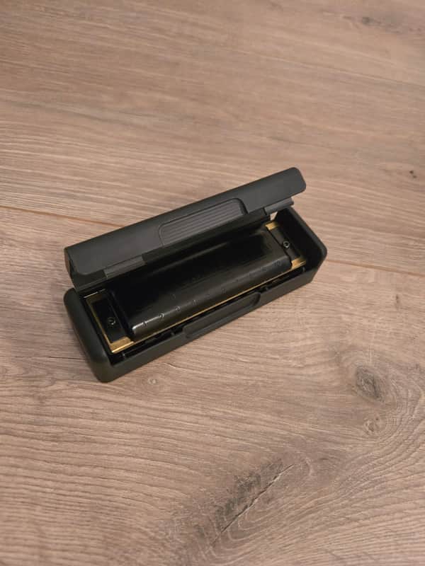 Hohner 562BX-C MS Series Modular Pro Harp Harmonica - Key of C 2010s - Gold image 1