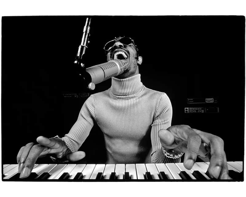 Unknown Stevie Wonder, by Al Satterwhite - 48"x72" Archival Frame 8 of 25 Handsigned!