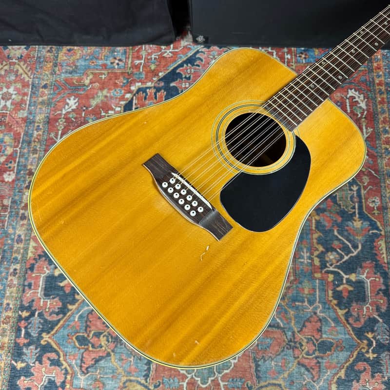 Pro Martin D-2812 Style Dreadnought Model D220 Made in Japan - 1970's image 1