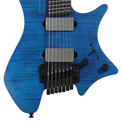 Strandberg Boden Prog NX 7 7-string Electric Guitar - Stained Trans Deep Blue image 1
