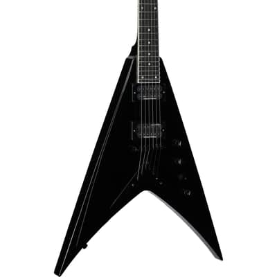 Kramer Dave Mustaine Vanguard Electric Guitar (with Case), Ebony image 1