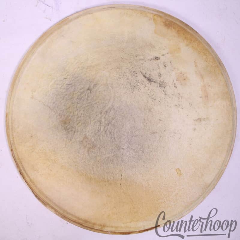*Leedy&Ludwig Snare/Tom 14" Calf Skin Drum Head Batter/Resonant Vintage 40s USA* image 1