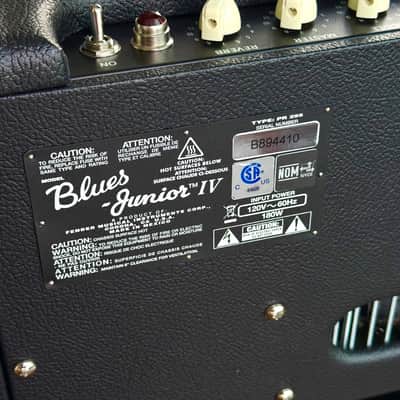 Fender Blues Junior IV 15-Watt 1x12" Guitar Combo 2018 - Present - Black image 5
