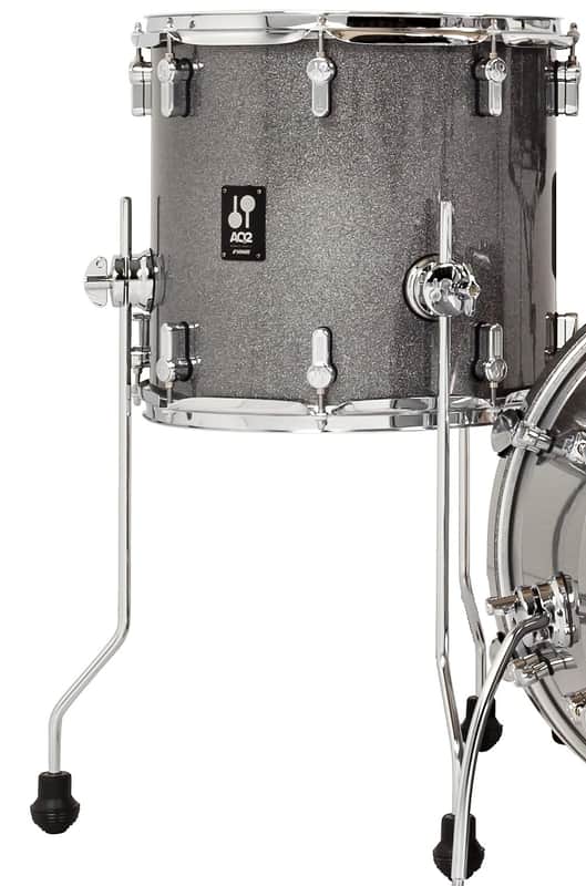Sonor AQ2 Series 14x13" Titanium Quartz Floor Tom Drum w/Legs | Maple | WorldShip | NEW | Authorized Dealer image 1