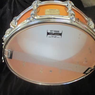 Yamaha Maple Custom Absolute 14 X 5.5 Snare Drum, Made In Japan, Mint! image 12