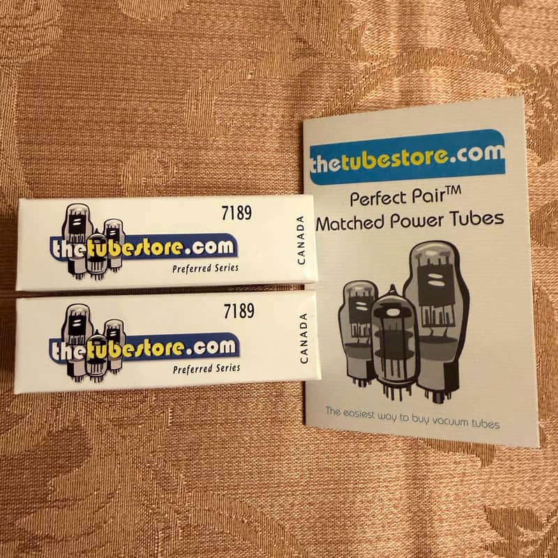 Never used Tube Store Preferred Series 7189 Premium EL84 Power Tubes (Matched-set of 2) image 1