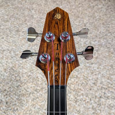 RICK TURNER 1995 Electroline 1 Lined Fretless Bass Guitar - Piezo Pickups, only 7.7 lbs! image 7
