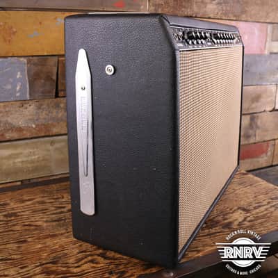 1965 Fender Twin Reverb 2-Channel 85-Watt 2x12" Guitar Combo  Black Panel image 6