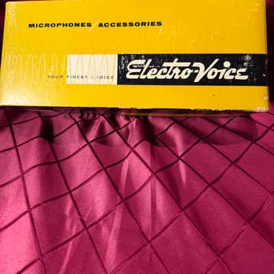 Electro-Voice 654A Dynamic Microphone 1950 - 1969 with all documentation and original box image 1