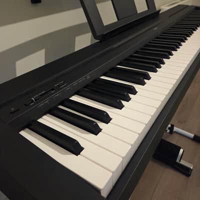 Yamaha P-45 88-Key Weighted Digital Piano - Black | Stand and Sustain Pedal included image 4