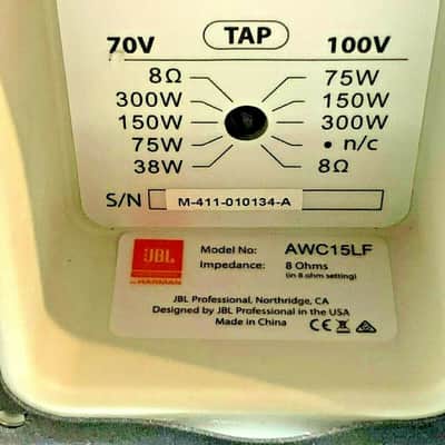 JBL AWC 15LF All Weather Compact Low Frequency Speaker With 15" LF (One)THS image 7