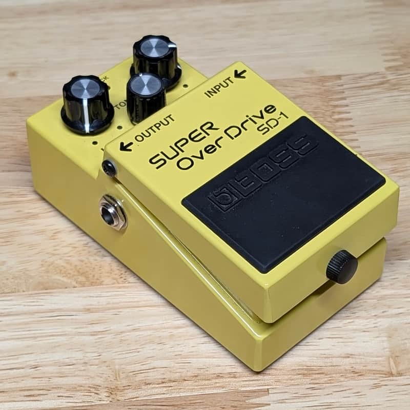 Boss SD-1 Super OverDrive (Silver Label) 1997 - Present - Yellow image 1