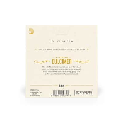 D'Addario 4-String Dulcimer Strings | Nickel-Plated image 2