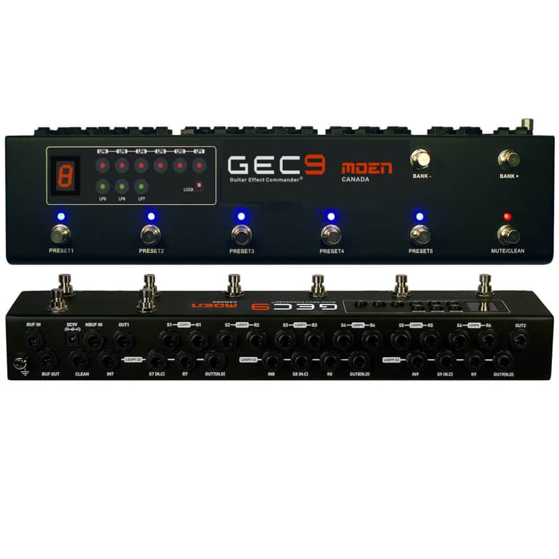 MOEN GEC9 V2 Pedal Switcher Guitar Effect Routing System Looper image 1