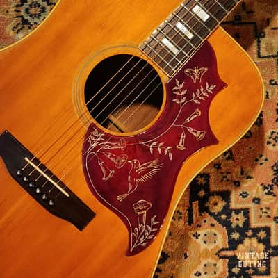 1976 Gibson Hummingbird Natural w/ OHSC image 9