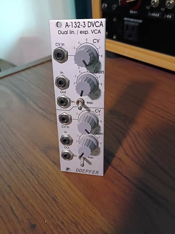 Doepfer A-132-3 DVCA DuaI Linear / Exponential VCA 2010s - Silver image 1