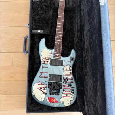 Fender Tom Morello "Arm The Homeless" Signature Stratocaster 2025 - Present - Ice Blue Metallic image 1