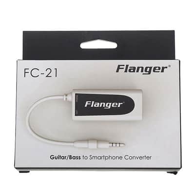 Flanger FC-21 Electric Guitar Bass to Smart Phone Connector Converter to Smart Phones Interface image 6
