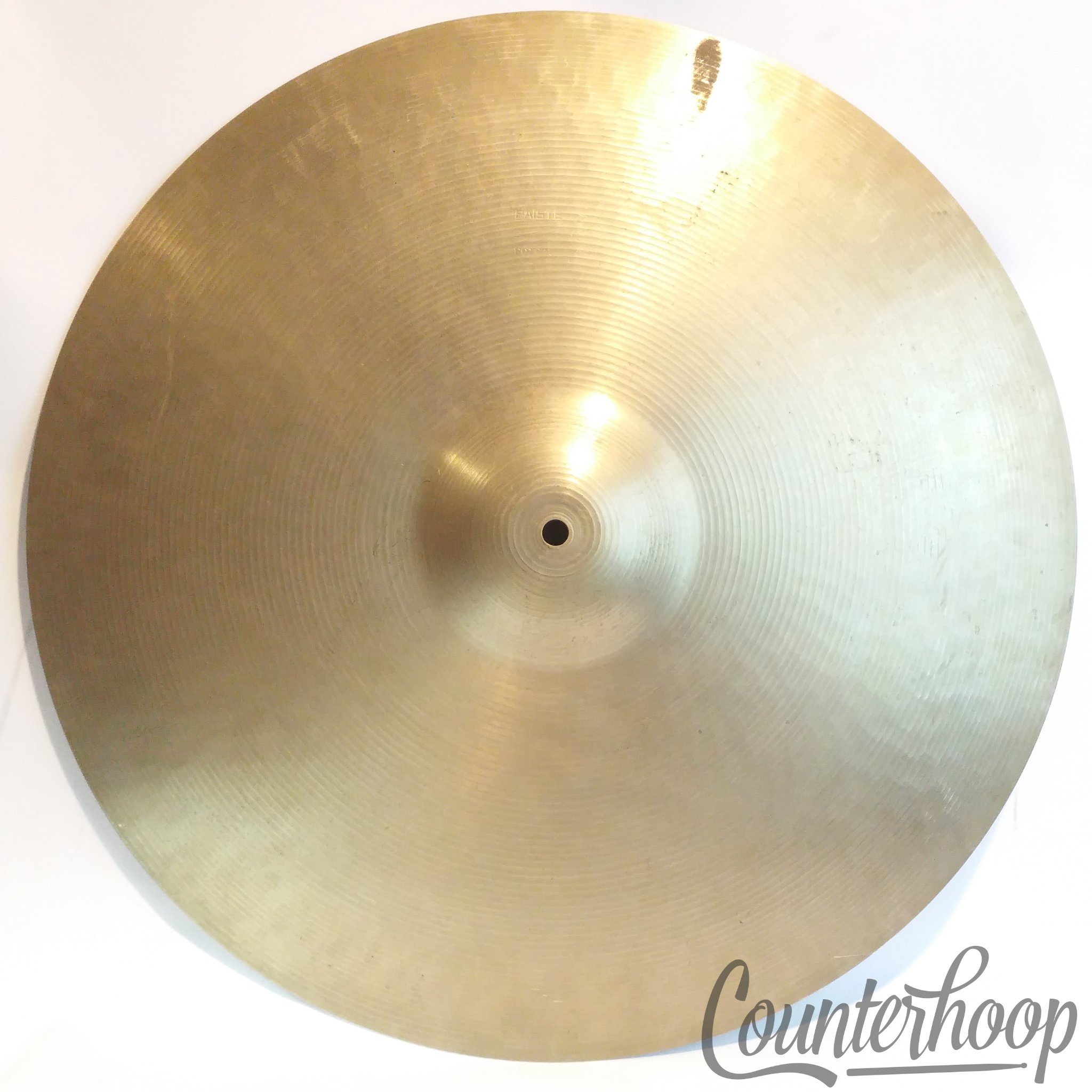 Paiste 20"602 Ride Cymbal Vintage 60s Pre-Serial Hand-Hammered B20 2390g Med-Thn — main photograph