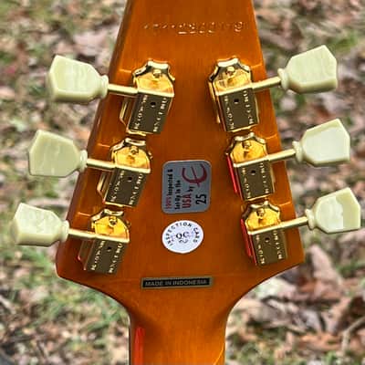 2017 Epiphone Limited Edition Joe Bonamassa 1958 Amos Arthur Korina Flying V W/OHSC image 9