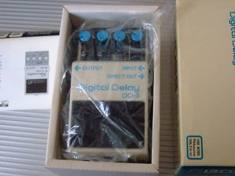 BOSS DD-3 Digital Delay 本体 箱・説明書付 MINT 1987 Long Chip Boss DD-3 Digital Delay w/ Box & Manual MIJ