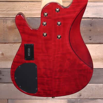 Yamaha John Patitucci Signature TRBJP2 6-String Bass Translucent Dark Red w/ Case image 3
