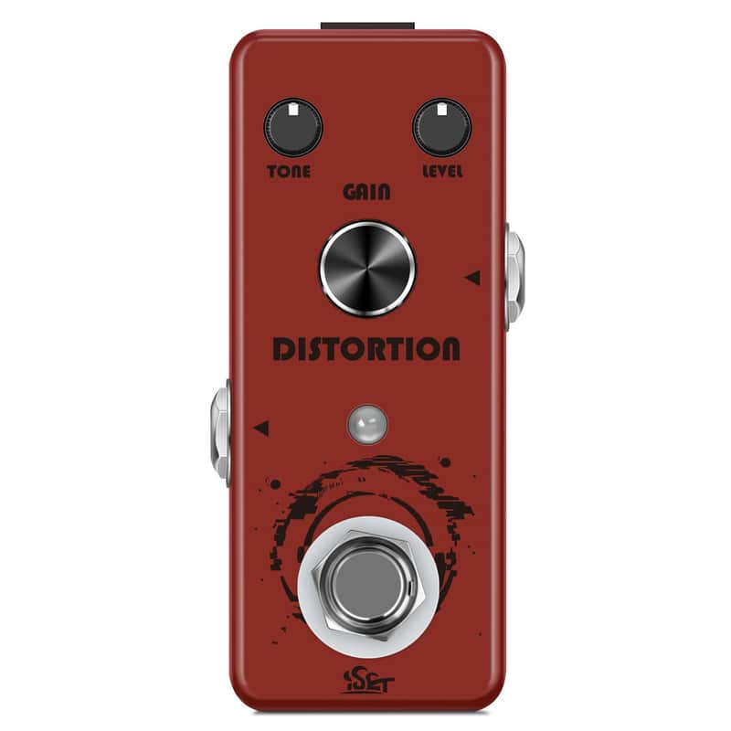 ISET Distortion Guitar Pedal Mini Single Guitar Effect Pedal for Electric Guitar Bass True Bypass (Distortion) image 1