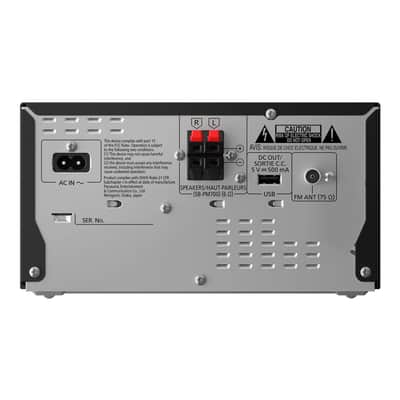 Panasonic: SC-PM700PP-K Stereo System (CD Player, Bluetooth, FM Radio) image 4