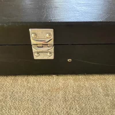 Vintage 1970’s Yamaha Hardshell Guitar Case Black Tolex with Green Interior May Fit SX SC SF SG SL Strat image 20