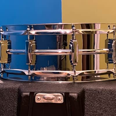 Ludwig, 1970, BO1 “Cut Badge”, Chrome Over Brass, 5” x 14” Snare Drum image 6