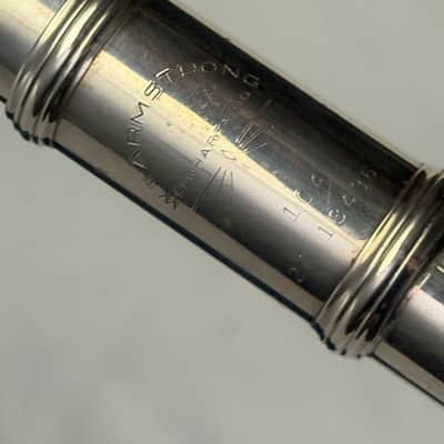 Armstrong USA 104 student C flute JUST SERVICED plays perfectly image 2