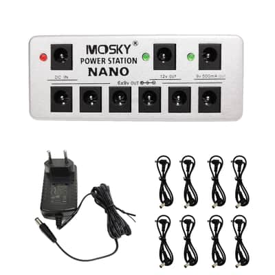 Mosky NANO Power Supply 8 Outputs for 9V 12V Effect Pedal,price include the import duty for US buyer image 1
