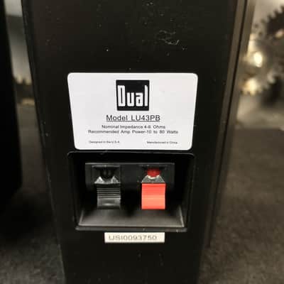 Dual LU43PB Bookshelf Speaker Pair image 5