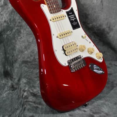 Fender Player II Stratocaster HSS Chambered Transparent Cherry Burst w/ FREE Same Day Shipping image 7