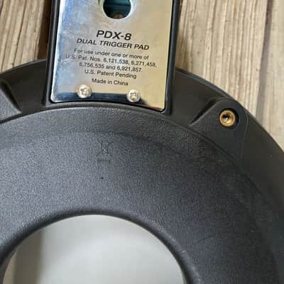 Roland PDX-8 V-Drum 10" Dual-Trigger Mesh Snare Drum Pad 2010s - Black electric drum set trigger pad image 6