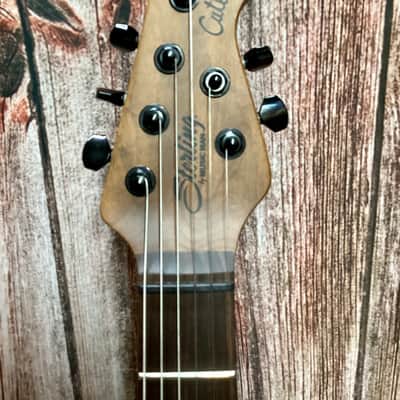 Sterling by Music Man Jason Richardson Cutlass Natural Poplar Burst w/gig bag image 4
