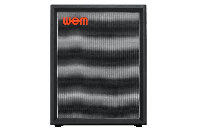 WEM Silver Starfinder 212V Speaker Cabinet with 2x12 Speakers, 150 Watt, 16 Ohm, Birch Ply Construction image 1
