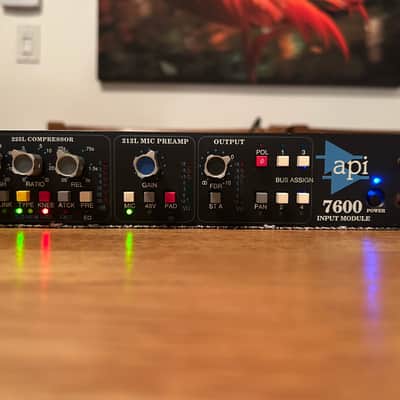 API 7600 Channel Strip (212L Pre, 550A EQ, 225L Comp) – Excellent Condition image 9